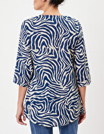 Organic cotton voile tunic femme La Fiancée