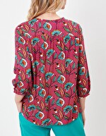 Loose-fitting flowing blouse femme La Fianc&eacute;e