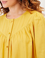 Loose-fitting organic cotton blouse femme La Fiancée
