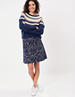 Soft-knit trapeze skirt femme La Fiancée