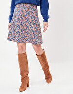 Soft-knit trapeze skirt femme La Fiancée