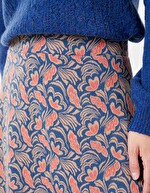 Soft-knit trapeze skirt femme La Fiancée