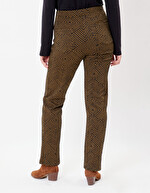 Straight-leg trousers in soft knit femme La Fiancée