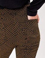 Straight-leg trousers in soft knit femme La Fiancée