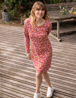 Fitted knit dress femme La Fiancée