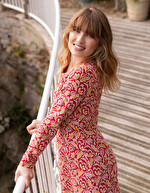 Fitted knit dress femme La Fiancée