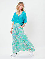 Long skirt in organic cotton femme La Fiancée