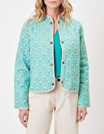 Organic cotton lined quilted jacket femme La Fiancée