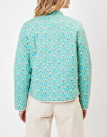 Organic cotton lined quilted jacket femme La Fiancée