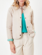 Organic cotton lined quilted jacket femme La Fiancée