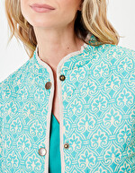 Organic cotton lined quilted jacket femme La Fiancée