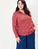 Flowing printed shirt Ecovero femme La Fiancée
