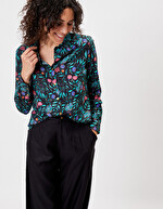 Flowing printed shirt Ecovero femme La Fianc&eacute;e