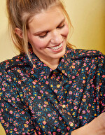 Flowing printed shirt Ecovero femme La Fiancée