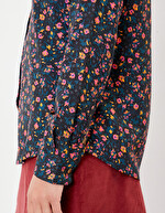 Flowing printed shirt Ecovero femme La Fiancée