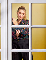 Flowing printed shirt Ecovero femme La Fiancée