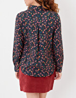 Flowing printed shirt Ecovero femme La Fiancée