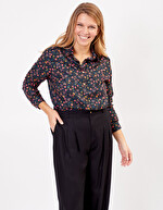 Flowing printed shirt Ecovero femme La Fiancée
