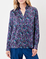 Flowing printed shirt Ecovero femme La Fiancée