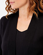 Short plain knit cardigan femme La Fiancée