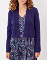 Short plain knit cardigan femme La Fiancée