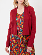Short plain knit cardigan femme La Fiancée