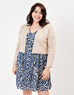 Short plain knit cardigan femme La Fiancée