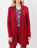 Long plain knit cardigan femme La Fianc&eacute;e