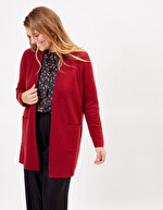 Long plain knit cardigan femme La Fianc&eacute;e