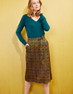 Midi skirt Ecovero femme La Fiancée
