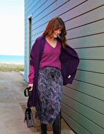 Midi skirt Ecovero femme La Fiancée