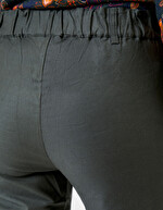 Organic cotton canvas trousers femme La Fiancée