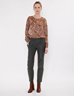 Organic cotton canvas trousers femme La Fiancée