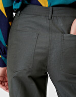 Organic cotton wide-leg trousers femme La Fiancée