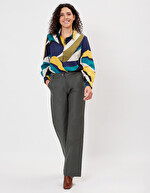 Organic cotton wide-leg trousers femme La Fiancée
