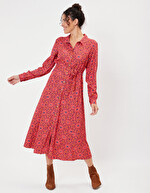 Midi shirt dress Ecovero femme La Fiancée