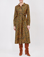Midi shirt dress Ecovero femme La Fianc&eacute;e
