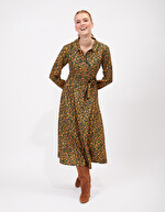 Midi shirt dress Ecovero femme La Fianc&eacute;e