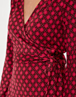 Jersey knit wrap dress femme La Fiancée
