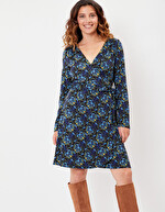 Jersey knit wrap dress femme La Fiancée