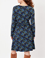 Jersey knit wrap dress femme La Fiancée