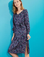Ecovero midi dress femme La Fiancée