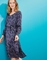 Ecovero midi dress femme La Fiancée