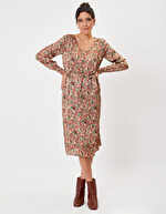 Ecovero midi dress femme La Fiancée