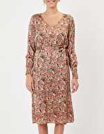 Ecovero midi dress femme La Fiancée