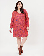 Ecovero flared dress femme La Fiancée