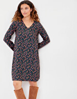 Ecovero flared dress femme La Fiancée