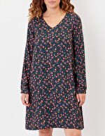 Ecovero flared dress femme La Fiancée