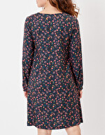 Ecovero flared dress femme La Fiancée