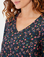 Ecovero flared dress femme La Fiancée